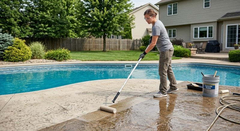 Porch Concrete Sealing in Kitsap County, WA
